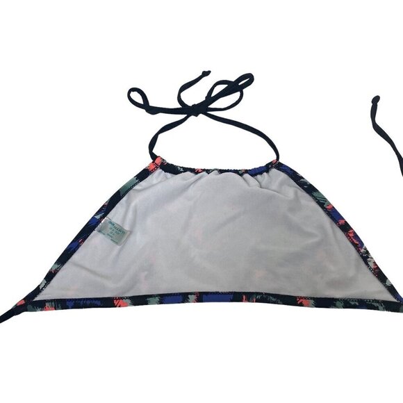 ASOS Bikini 8/10 Halter Cutout Highrise Bottom Leopard Print - Picture 4 of 15